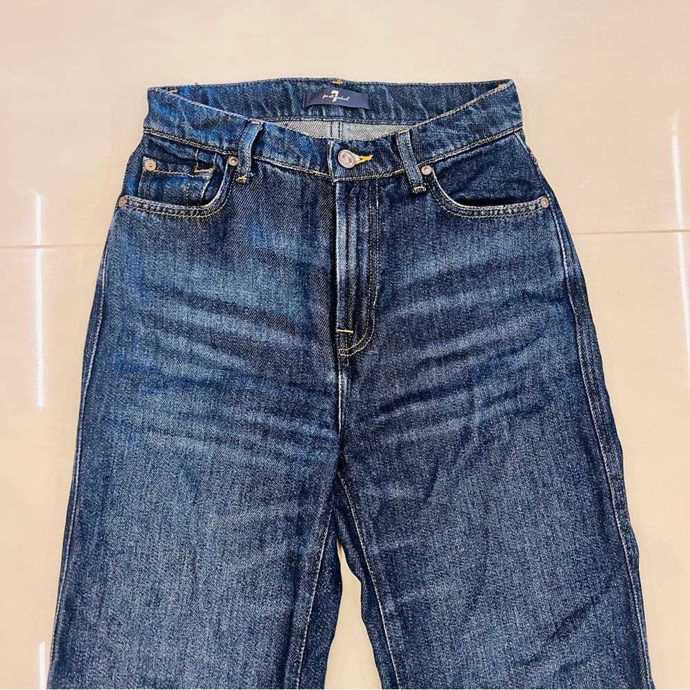7 for all mankind Modern DOJO Tailorless Trouser Jean Poppy - Picture 9 of 10